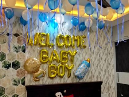 welcome baby decoration